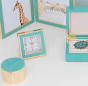 Turquoise Blue Alarm Clock