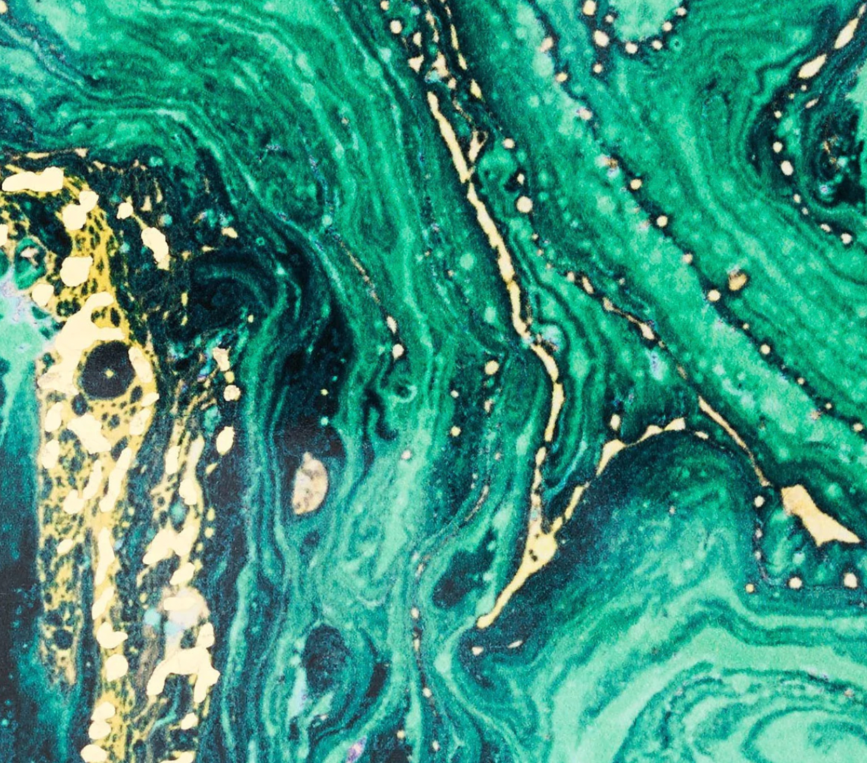 Placemat~ Laquer Emerald Green
