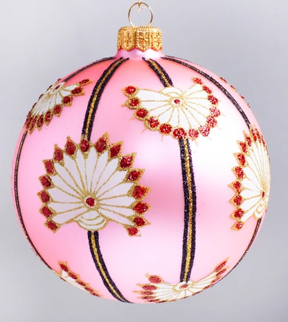 Dorothy Draper Pink Lotus Ornament