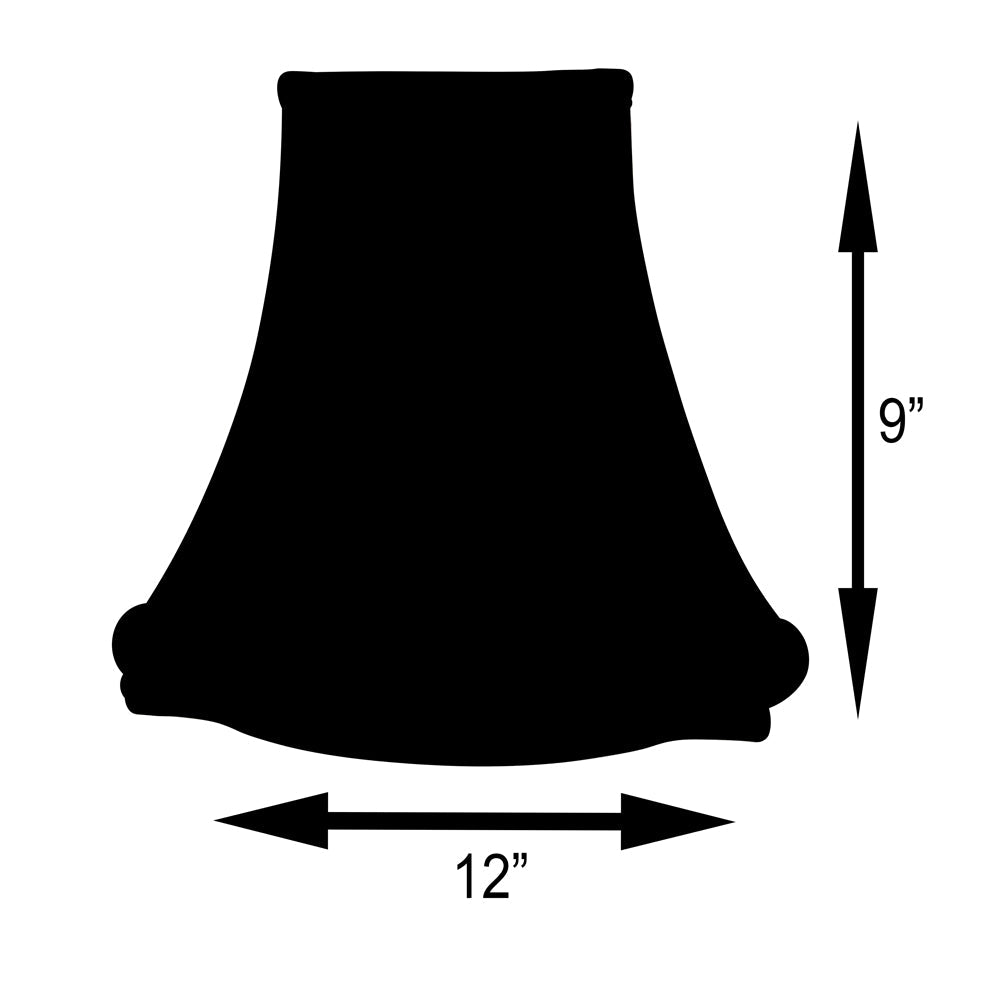 Bell Shaped Lampshade - Spring Leaves