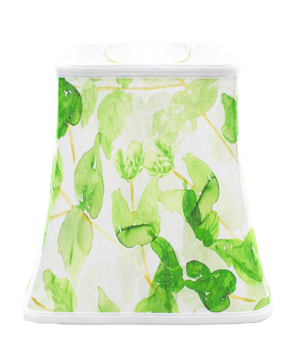 Pagoda Shaped Lampshade - Spring Leaves