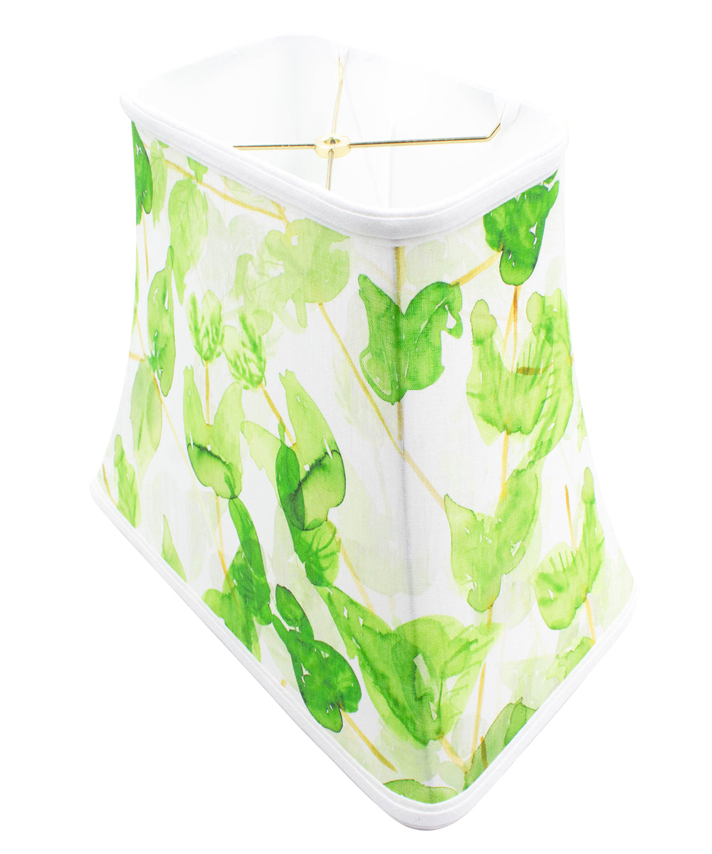 Pagoda Shaped Lampshade - Spring Leaves