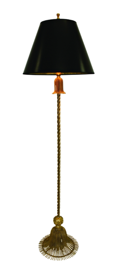 Carleton's Tassel Floor Lamp - Gold