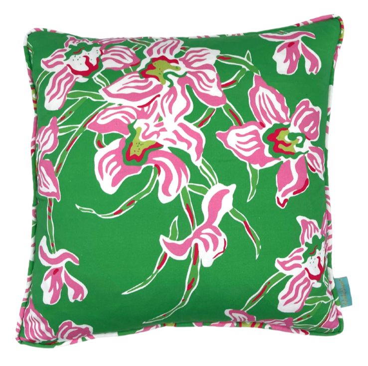 Akakina II Throw Pillow - Green