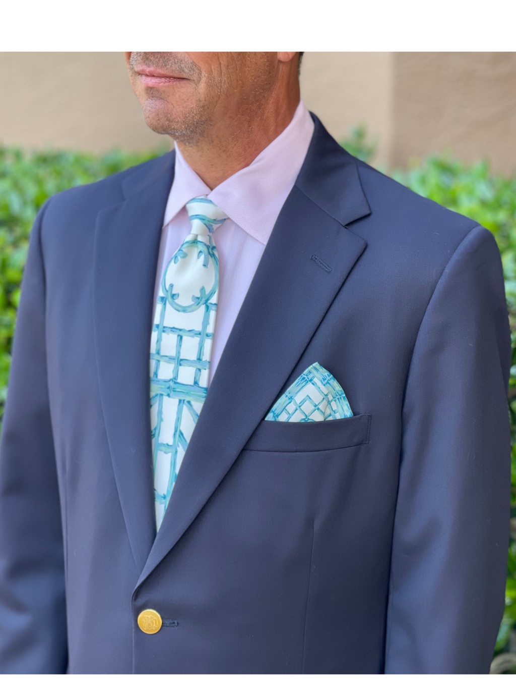 Bali Ha’i Aqua Silk Tie