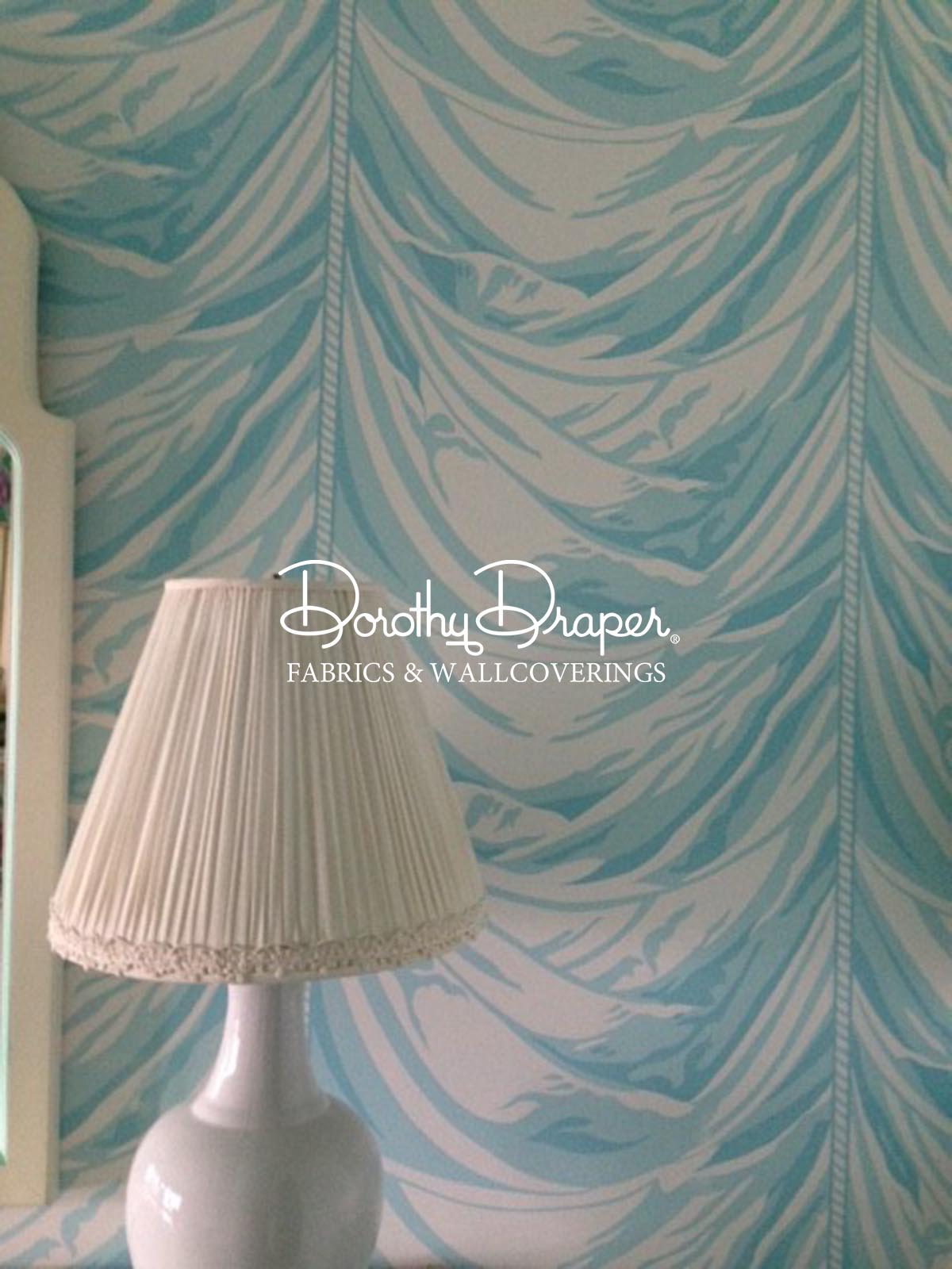 Versailles Aqua Wallpaper