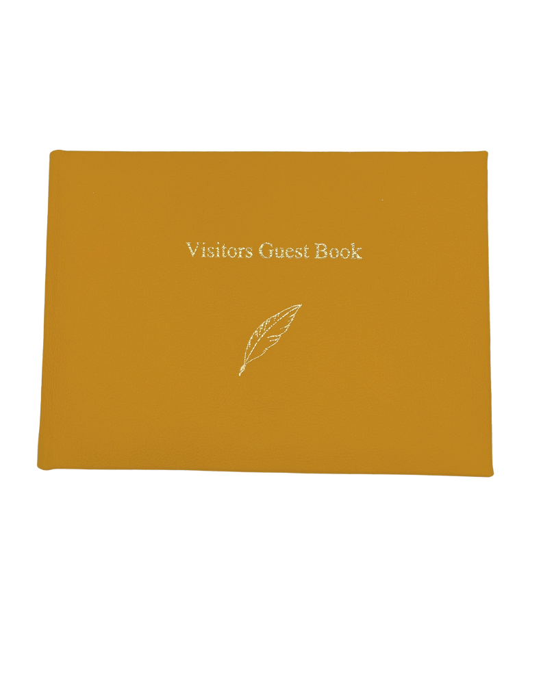 Leather Bound Visitors Guest Book