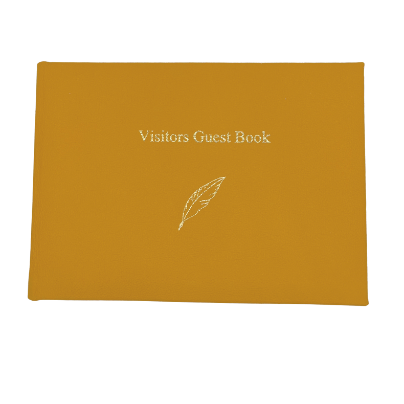 Leather Bound Visitors Guest Book