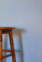 Windsor Stripe Bermuda Blue Wallpaper