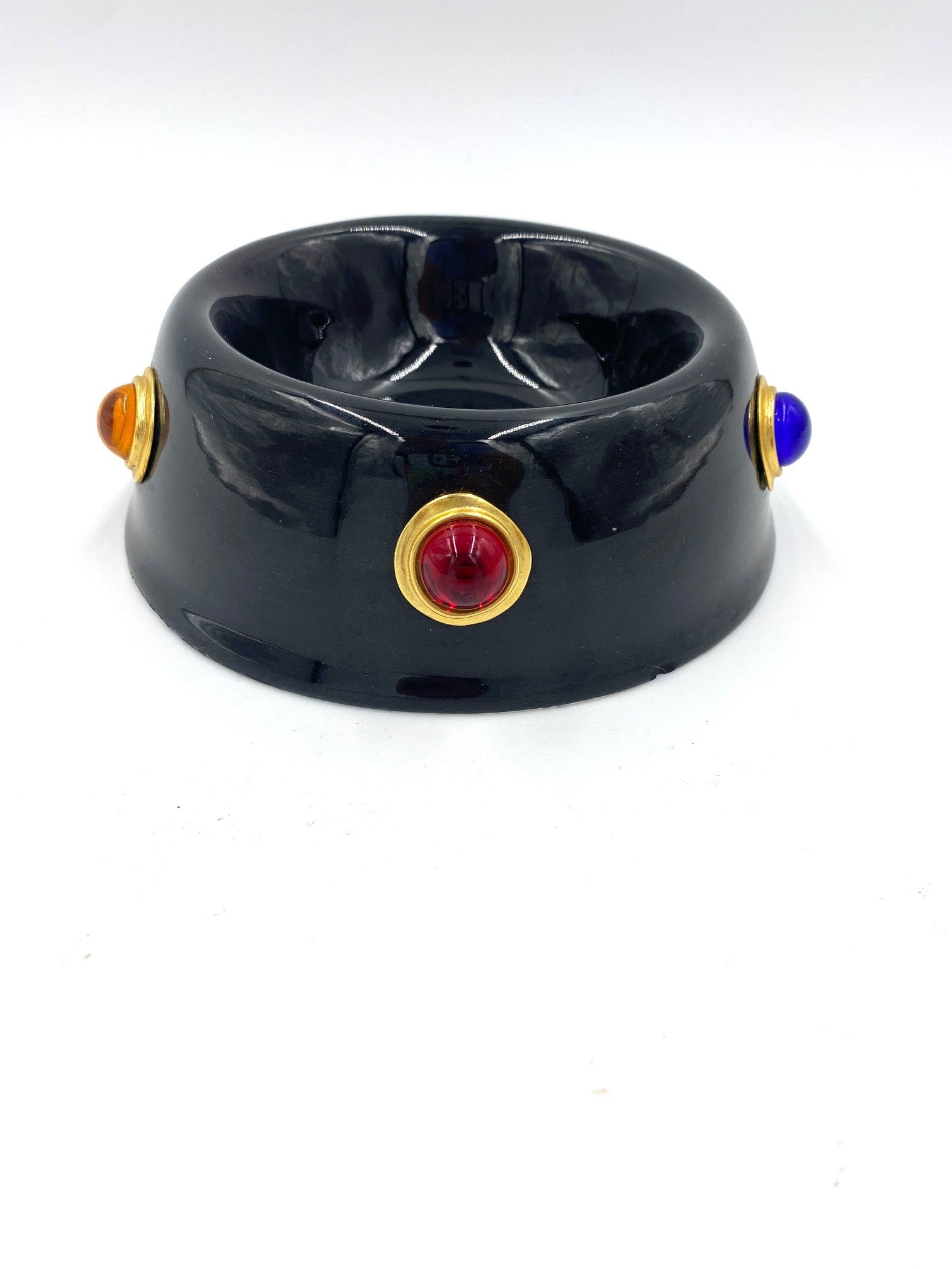 Ceramic Jeweled Pet Bowl