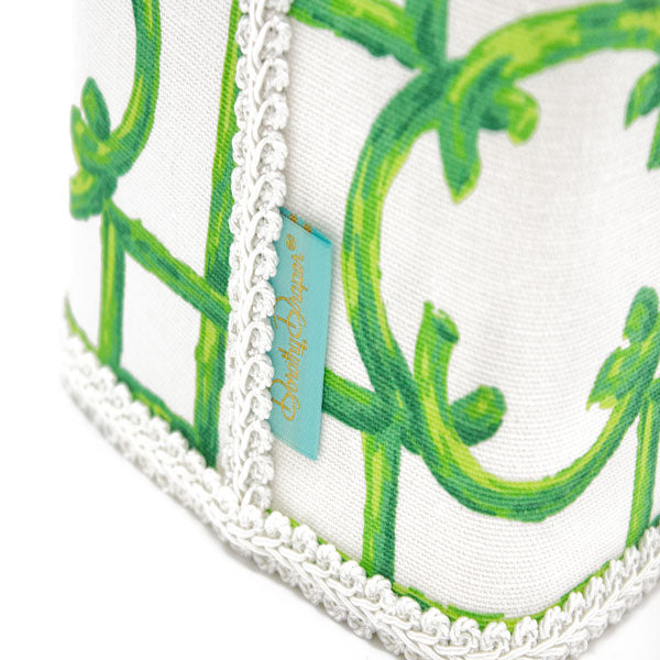 Draper Fabric Tissue Holder - Bali Ha'i Jungle