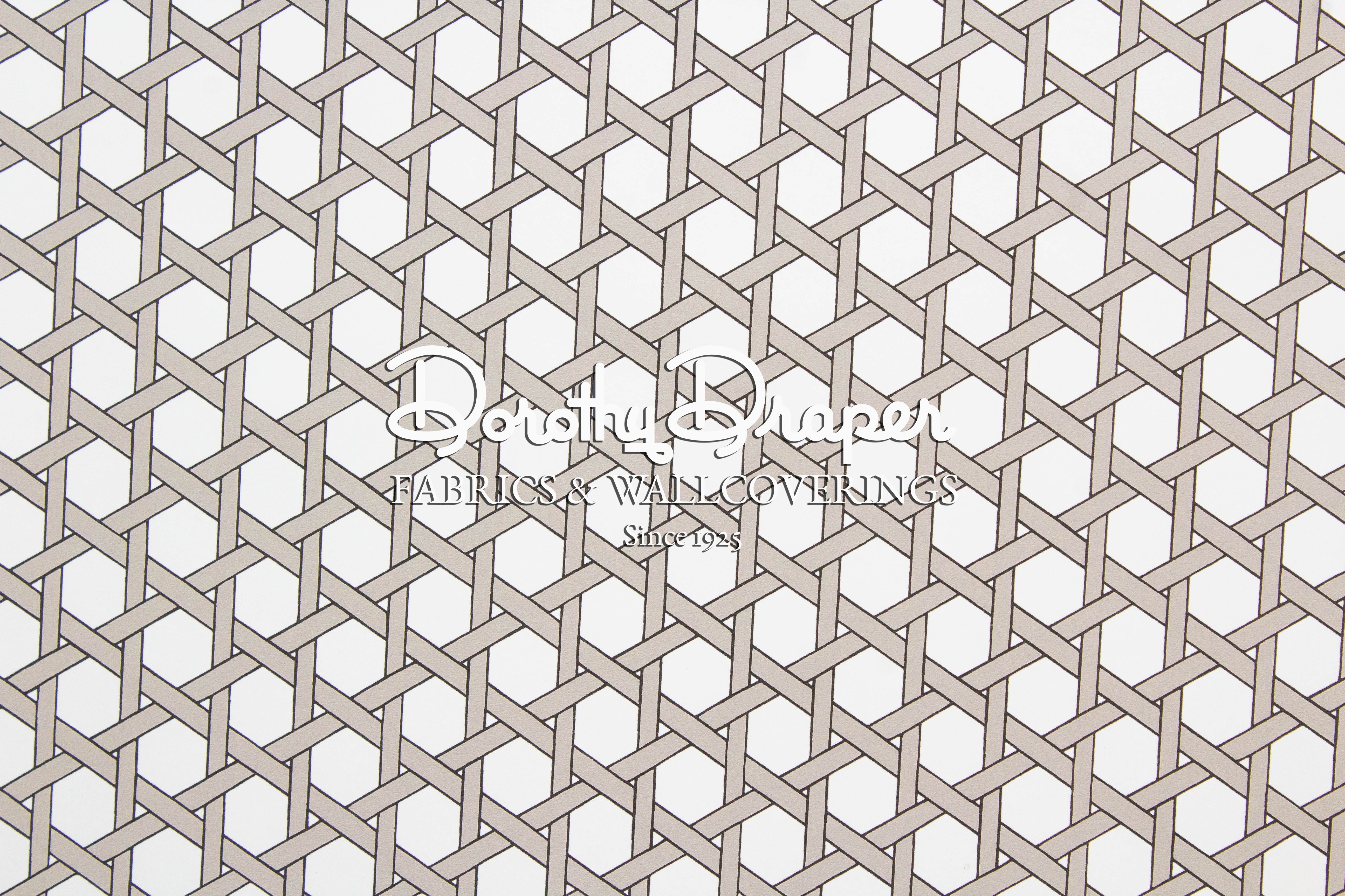 Basket Weave Brown Wallpaper