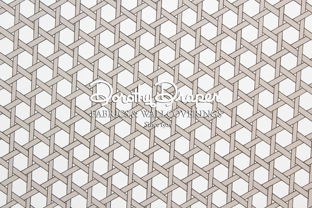 Basket Weave Brown Wallpaper