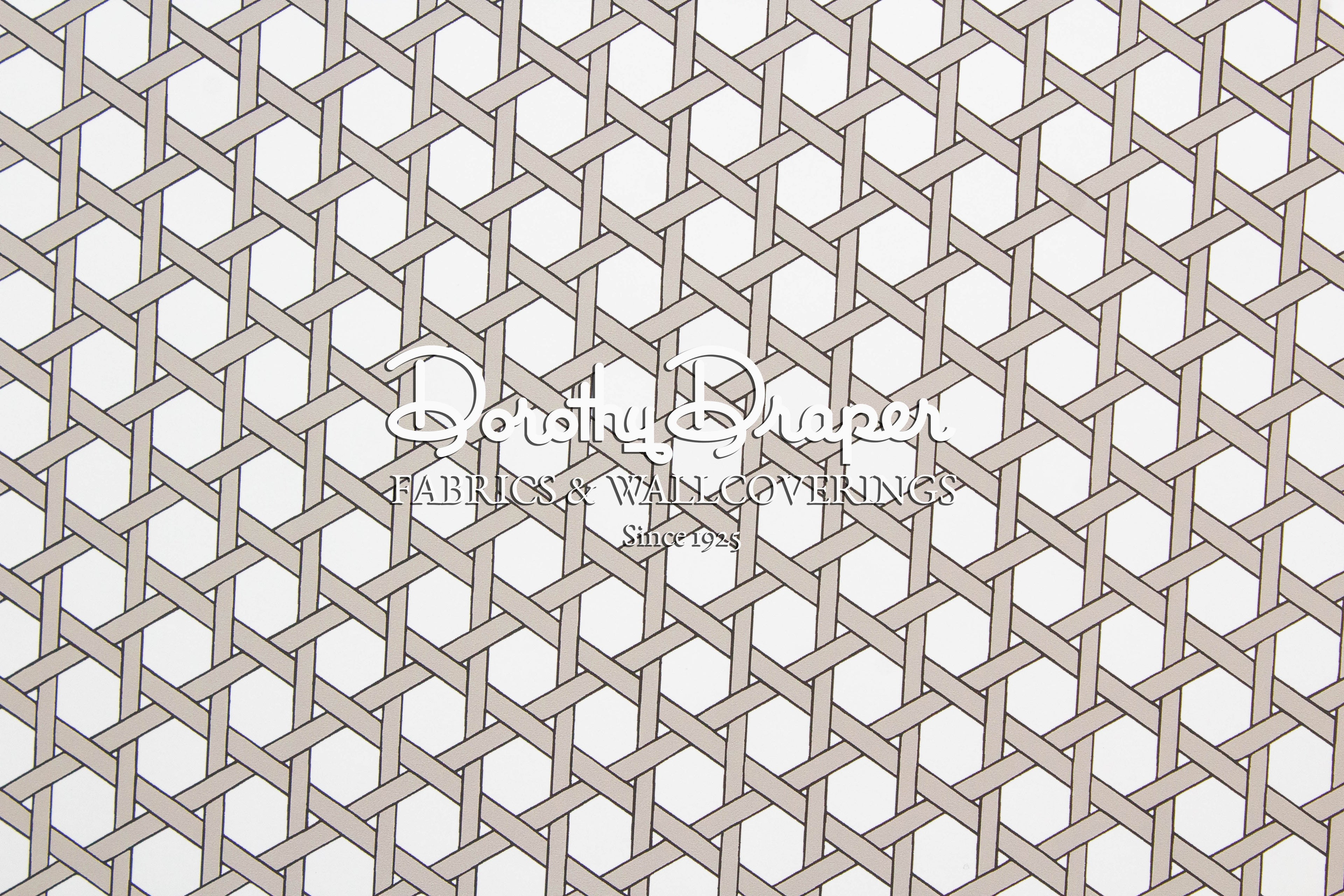 Basket Weave Brown Wallpaper