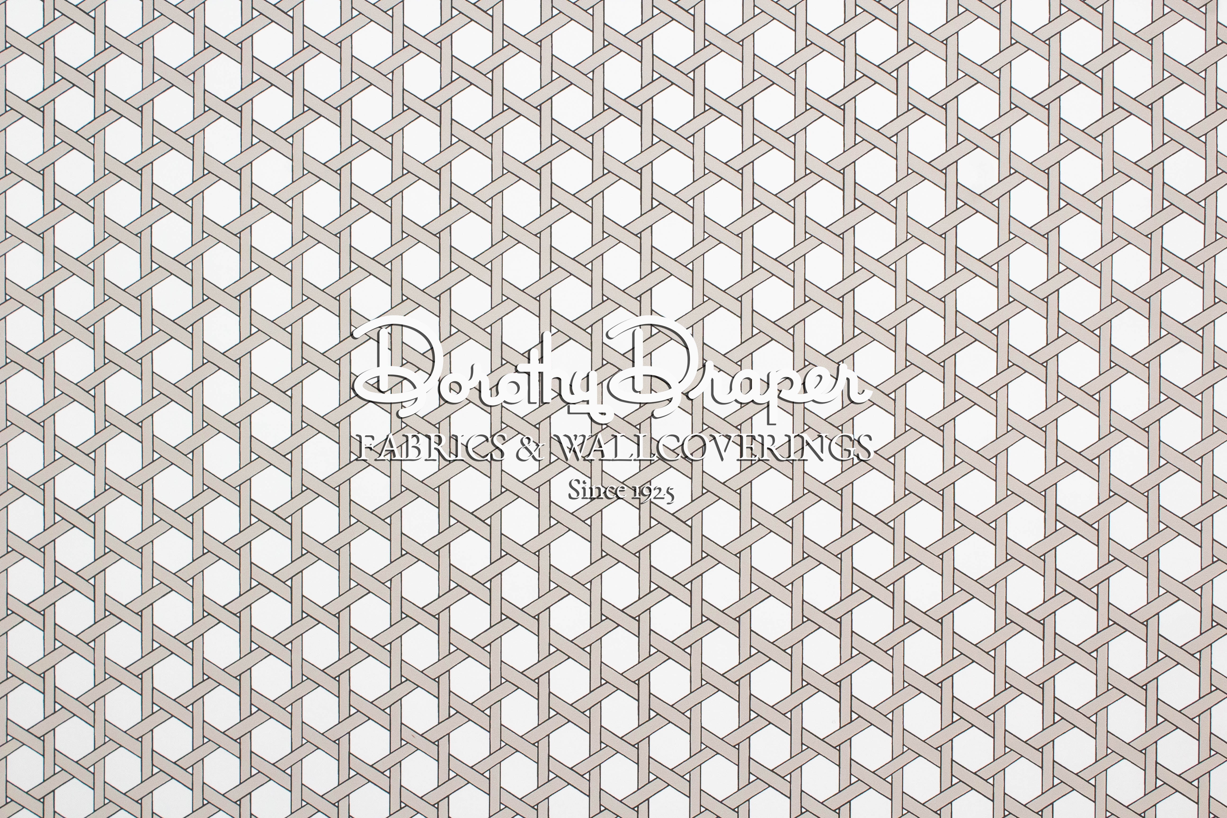 Basket Weave Brown Wallpaper