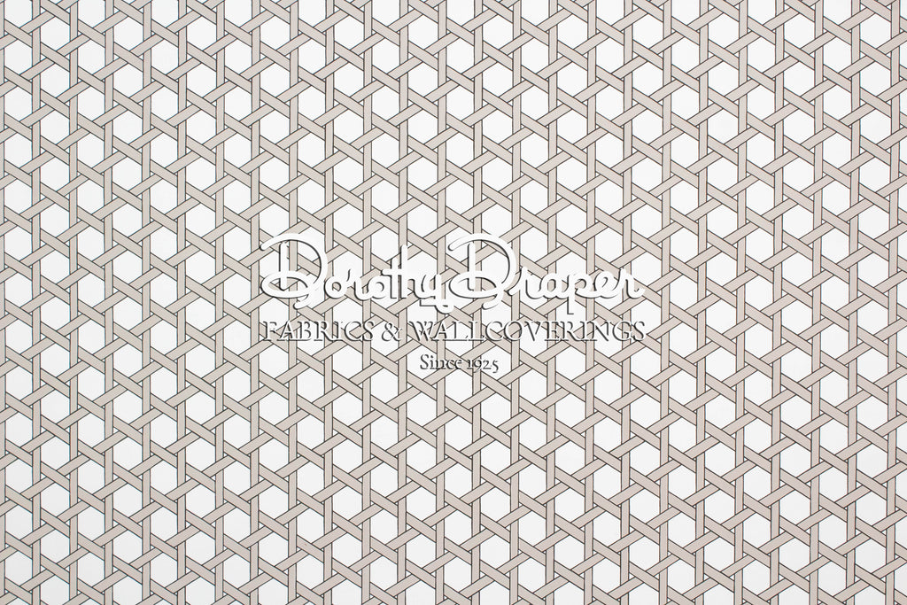 Basket Weave Brown Wallpaper