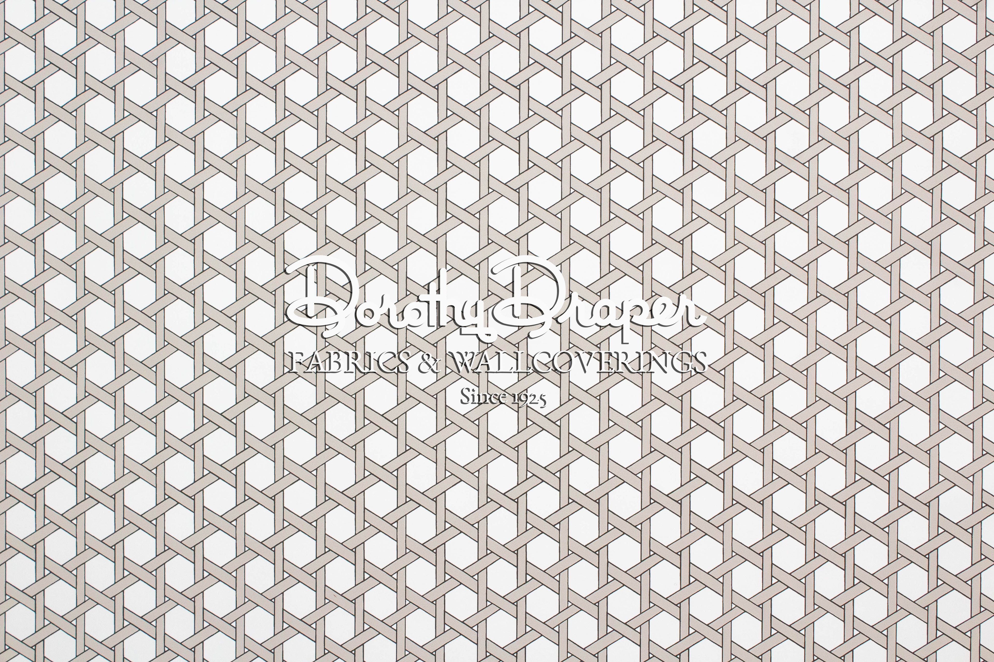 Basket Weave Brown Wallpaper