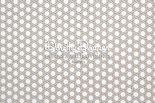 Basket Weave Brown Wallpaper