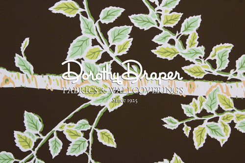 Birch Tree Brown Wallpaper