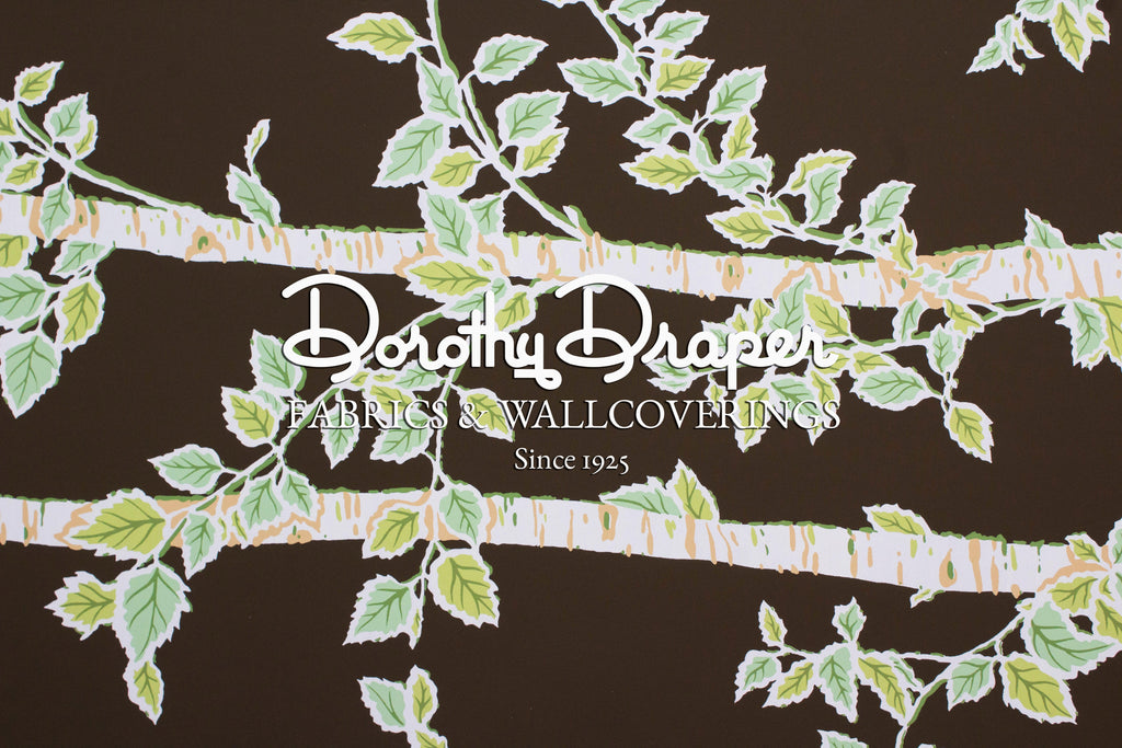 Birch Tree Brown Wallpaper
