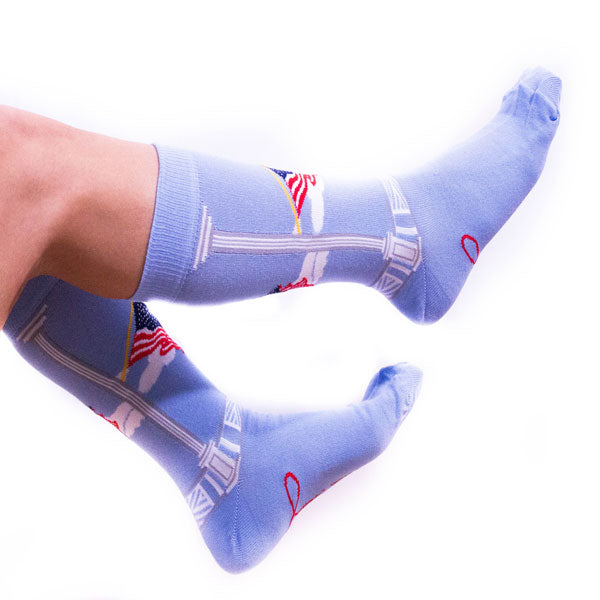 American Flag Sock - Ladies and Gents Sizes Available