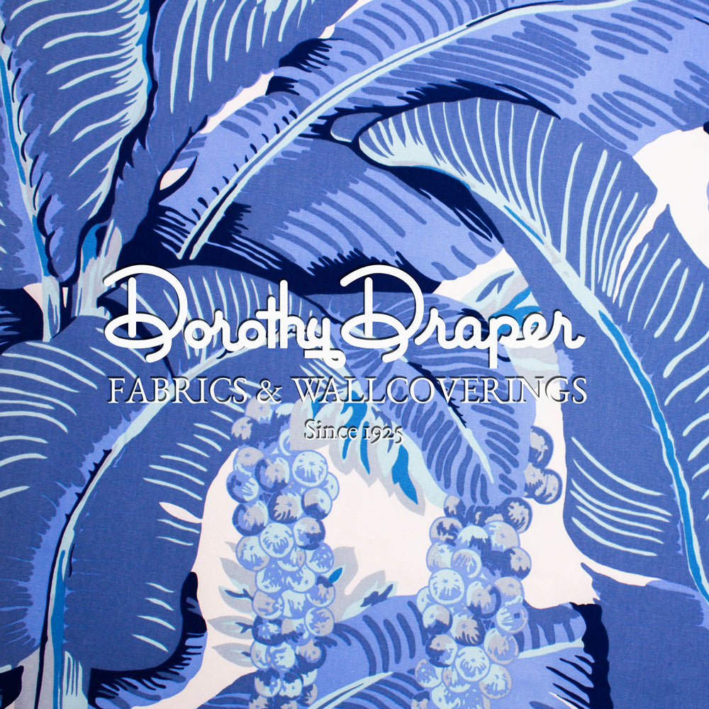 Brazilliance Blue Fabric – Dorothy Draper Home