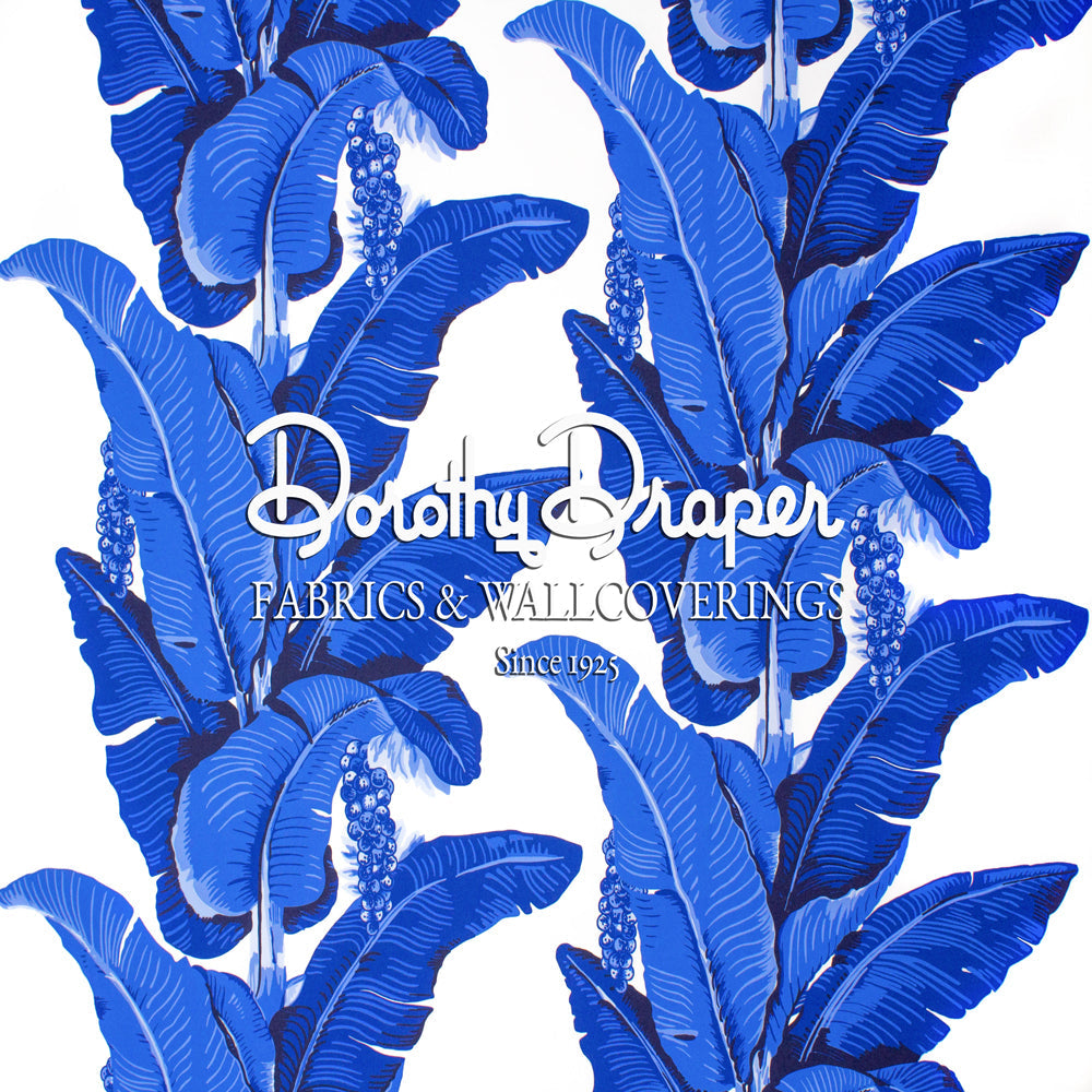 Brazilliance Grove Stripe Blue Wallpaper