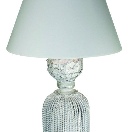 Large Tassel Lamp - Silver Finish - Carleton Varney