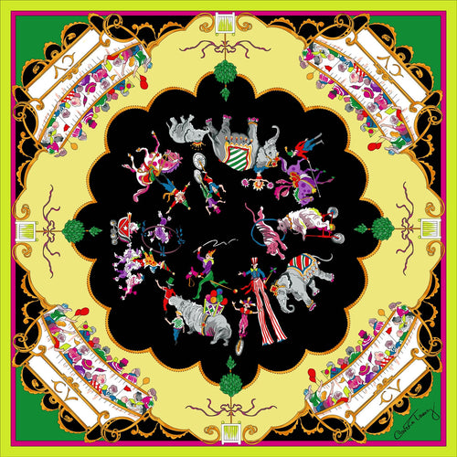 Carleton Circus Silk Scarf - Carleton Varney