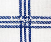 Cooper Plaid Blue Fabric