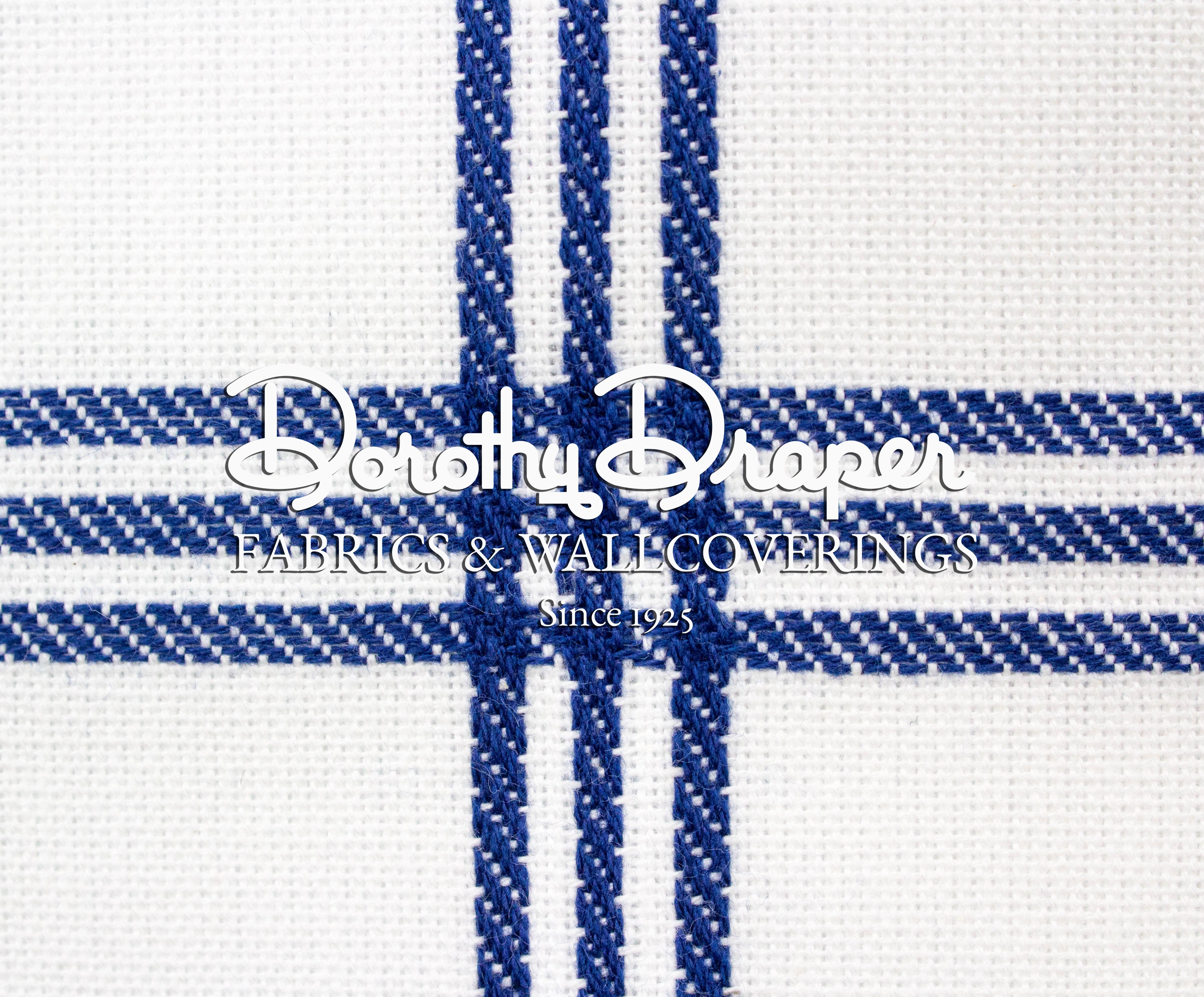 Cooper Plaid Blue Fabric