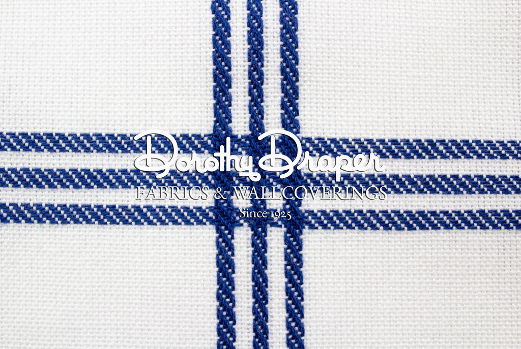Cooper Plaid Blue Fabric
