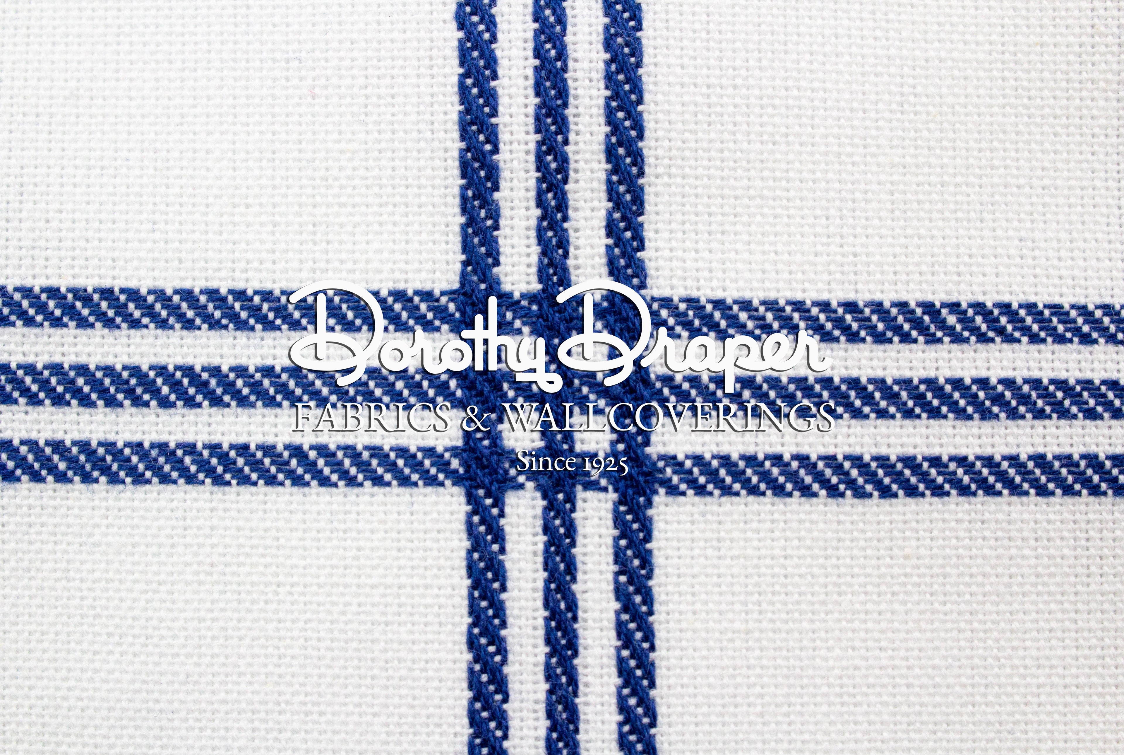 Cooper Plaid Blue Fabric