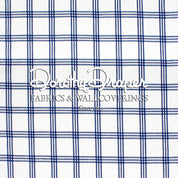 Cooper Plaid Blue Fabric