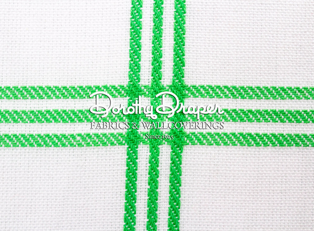 Cooper Plaid Green Fabric