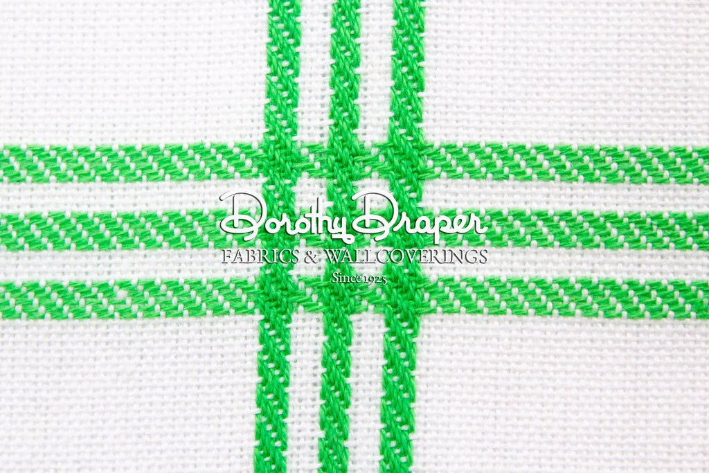 Cooper Plaid Green Fabric