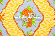 Cote D’ Azur Lime/Tangerine Fabric