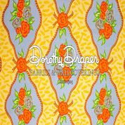 Cote D’ Azur Lime/Tangerine Fabric