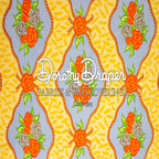 Cote D’ Azur Lime/Tangerine Fabric