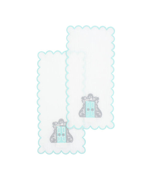 Cocktail Napkin - Embroidered Dorothy's Door