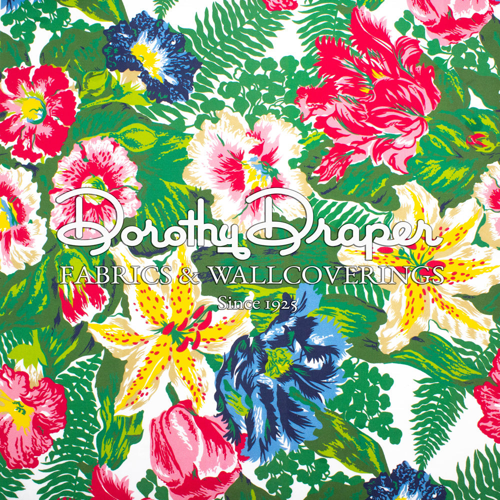 Greenbrier Garden Multi Bright Fabric