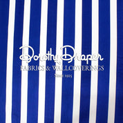 Draper Stripe Royal Fabric