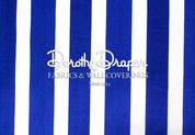 Draper Stripe Royal Fabric