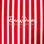 Draper Stripe Red Fabric