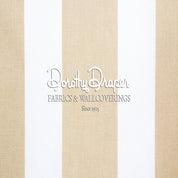 Draper Stripe Tan Fabric
