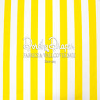 Draper Stripe Bright Yellow Fabric