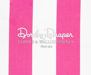 Draper Stripe Hot Pink Fabric