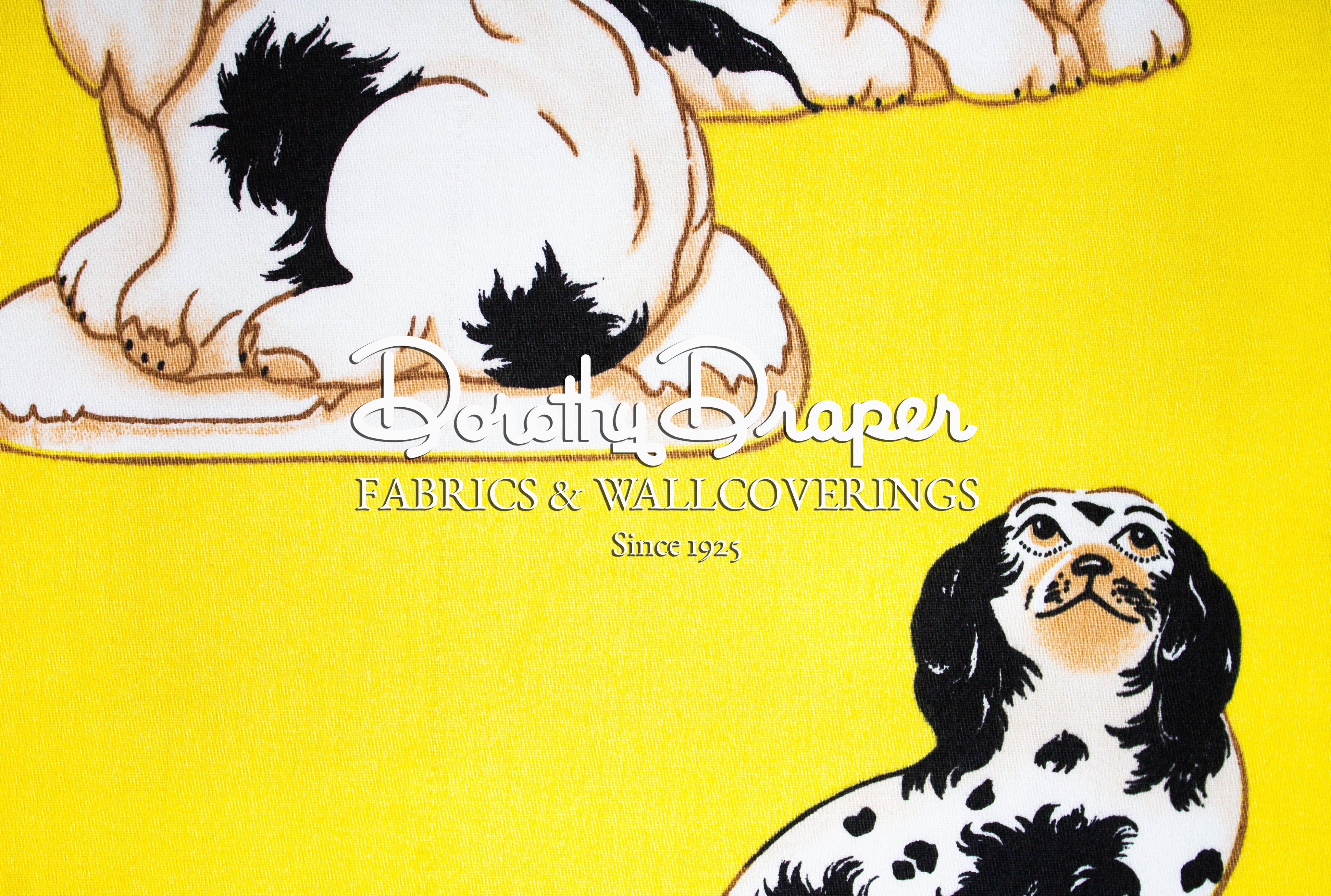 Francie & Grover Yellow Fabric