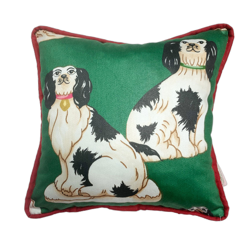 Francie & Grover Petite Throw Pillow - Green