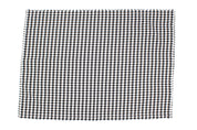 Set of Four Gingham Dinner Napkins ~ Black